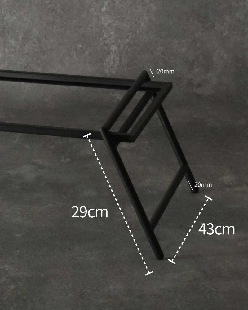 アイアンテーブル脚 1本売り 軽量 Sサイズ キャンプ ソロキャンプ ファミキャン