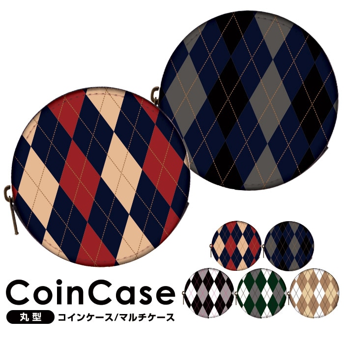 ALWAYTH ✖️BEAMSコインケース 小型 チェック柄