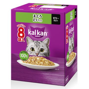 カルカンパウチ まぐろとたい 60g×8袋 4902397873358 マース 成猫用 1