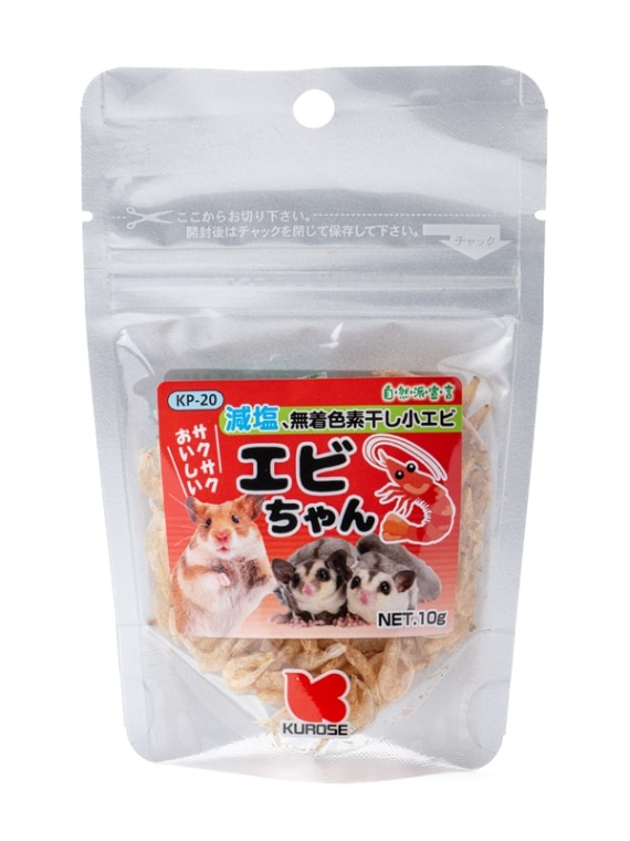 自然派 エビちゃん 10g 4972228256209 黒瀬ペットフード 小動物 エサ