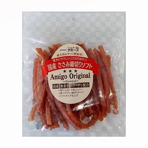 国産 ささみ細切りソフト 150g ドッグフード/おやつ/ささみ 国産