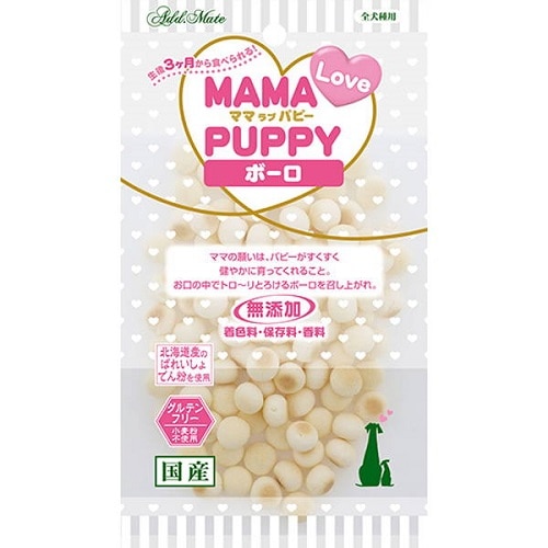 ペティオ 生後3ヶ月から食べられる！<BR>ママラブパピー ボーロ