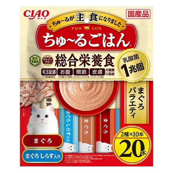 チャオ ちゅ～るごはん まぐろバラエティ 2種類バラエティー 14g 