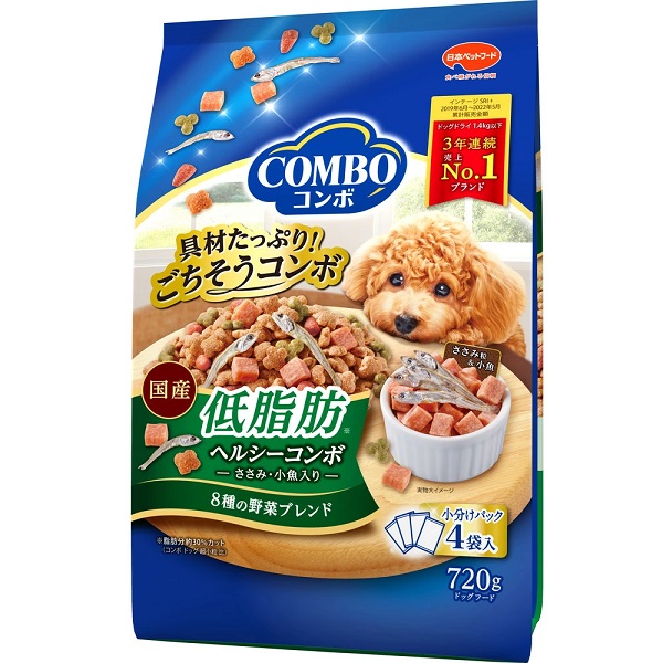 コンボ ドッグ 低脂肪 720g(180g×4袋入) 4902112008195 総合栄養食