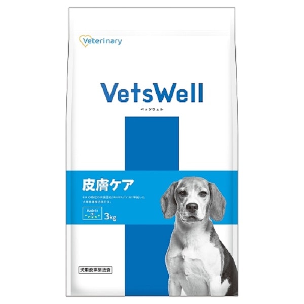 ベッツウェル 犬用食事療法食 皮膚ケア 3kg 4973321000065 マルカン