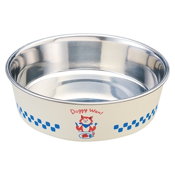 ステンレスの食器 ごはんにゃわん 犬用 S ダイナー 4976555934236