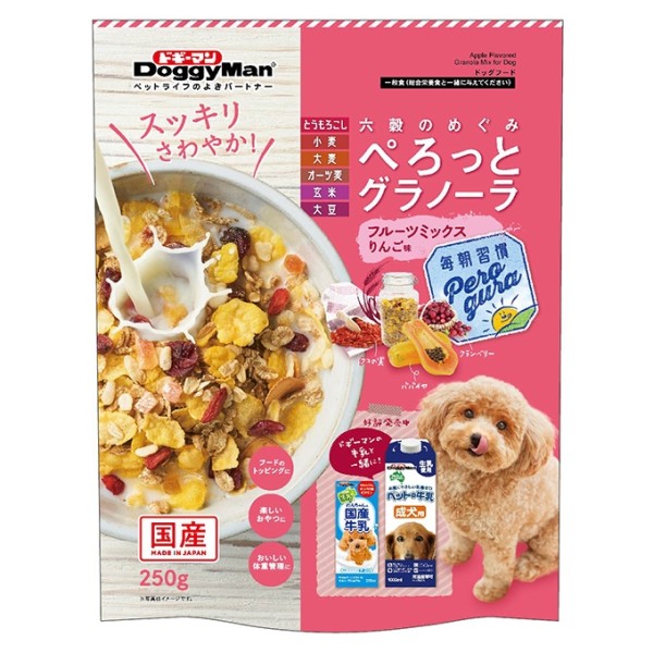 ぺろっとグラノーラ フルーツミックス りんご味 250g