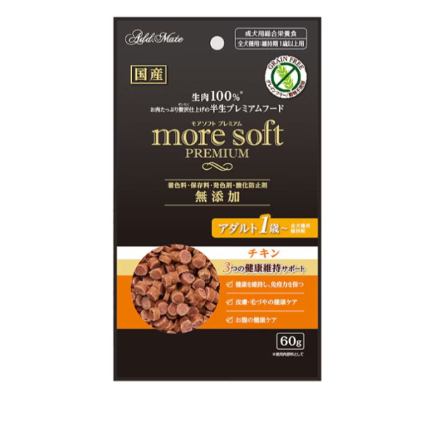 モアソフト プレミアムチキン アダルト1歳から 60g 4903588147333