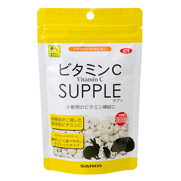 小動物用 ビタミンCサプリ お徳用 100g 4976285042904 三晃商会