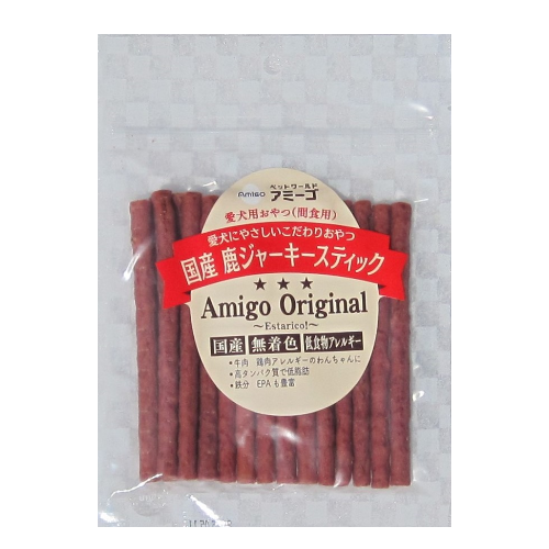 鹿ジャーキースティック 80g 4513441329570 国産 無着色 低食物