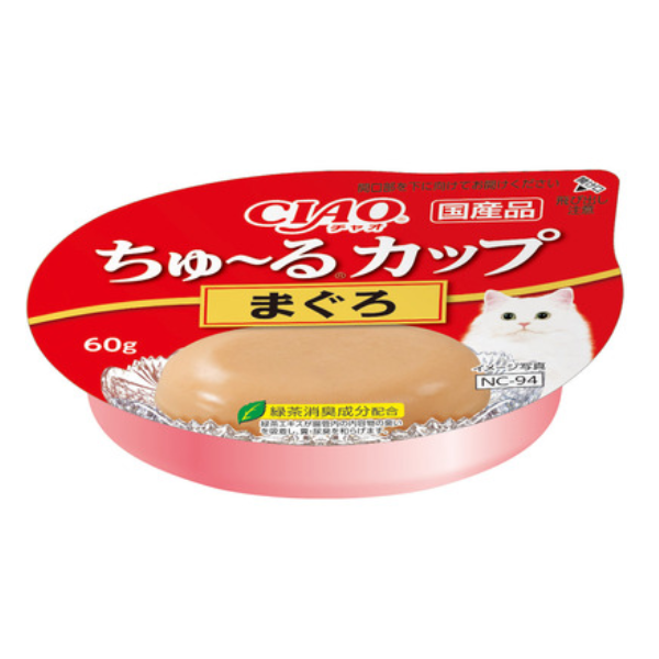チャオ ちゅ～るカップ まぐろ ムースタイプ 60g 4901133184758