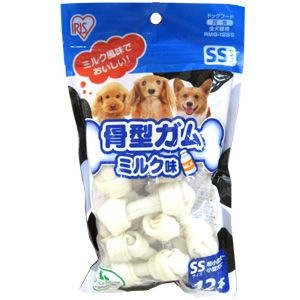 骨型ガム ミルク味 Ssサイズ 12本入 Rmg 12ss アイリス ドッグフード ガム 骨 ボーン 型 あまーいミルクの香りの牛皮ガム すべての商品 アミーゴオンラインショップ本店