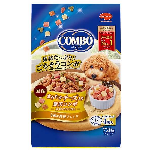 コンボ ドッグ まろやかチーズ入り 720g(180g×4袋入) 4902112008034