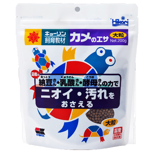 キョーリン 教材カメのエサ（大粒） 200g 4971618819260 | すべての