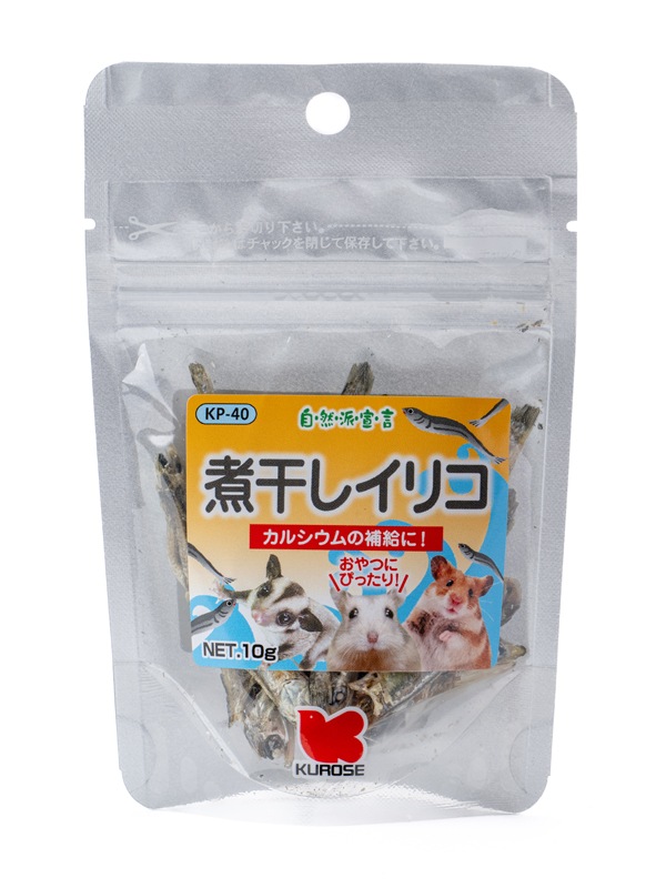 自然派 煮干しイリコ 10g 4972228256407 黒瀬ペットフード