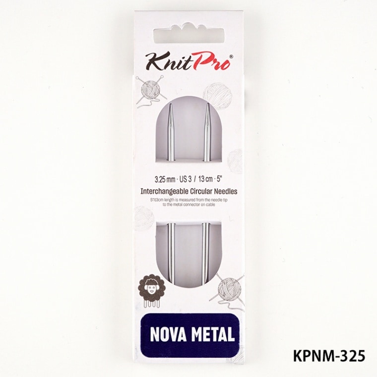 KPNM-325】ニットプロ ノヴァ メタル 付け替え可能輪針 3.25mm/4号