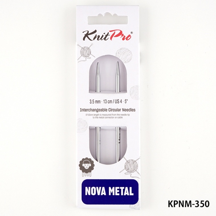 KPNM-350】ニットプロ ノヴァ メタル 付け替え可能輪針 3.50mm/5号