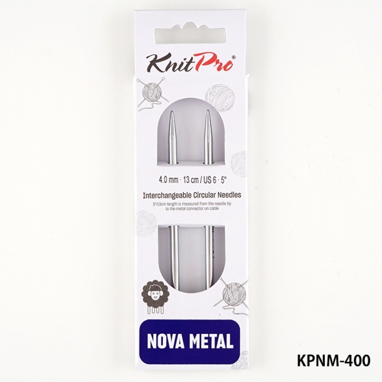 KPNM-400】ニットプロ ノヴァ メタル 付け替え可能輪針 4.00mm/6号
