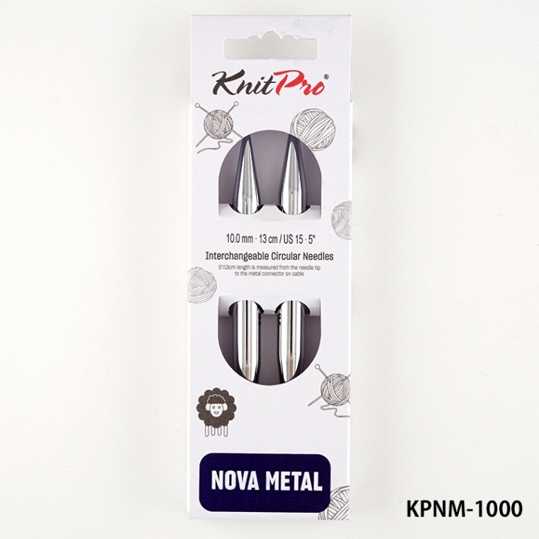 KPNM-1000】ニットプロ ノヴァ メタル 付け替え可能輪針 10.00mm/10