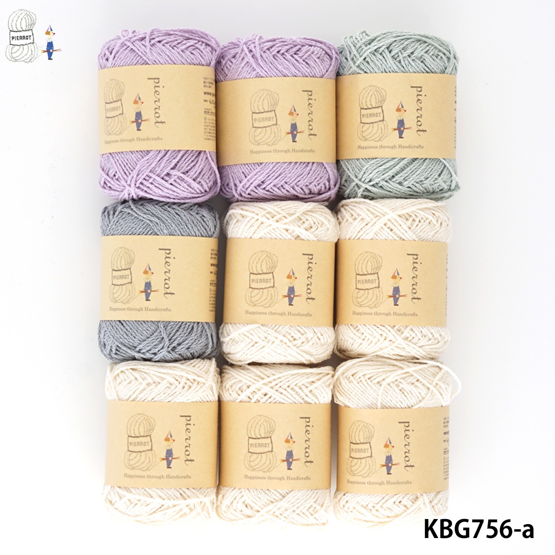 珍品×ヒースキット SB620 現状品 KBG756】バラのモチーフバッグキット [ ベーシックコットン4色計9玉