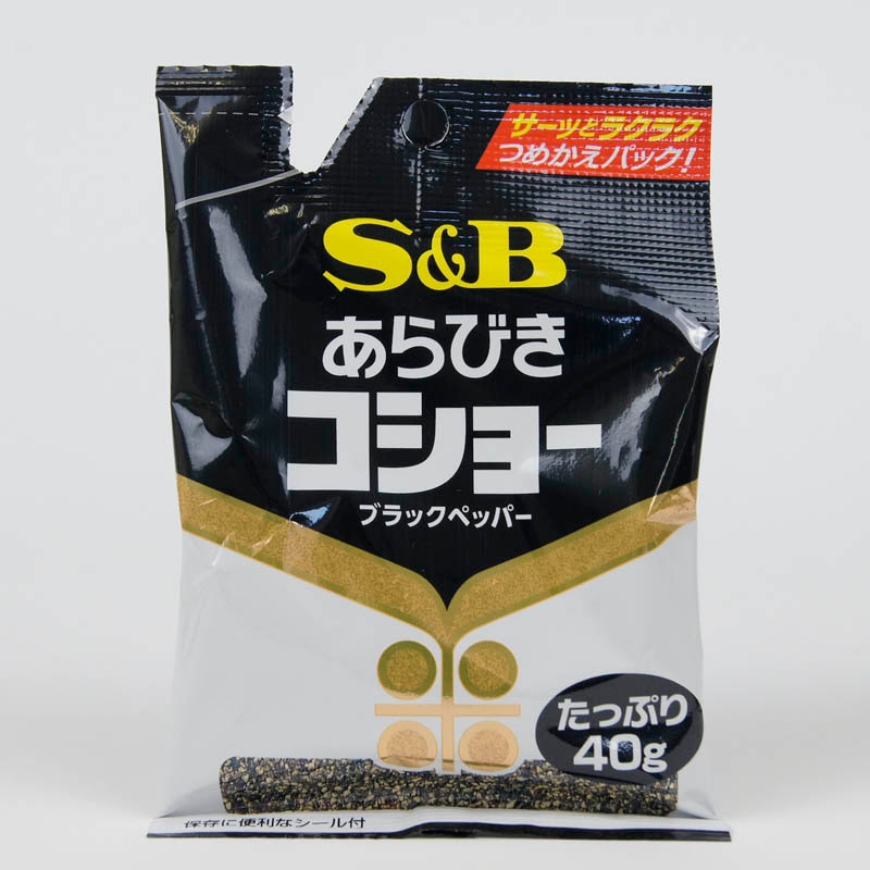 あらびきコショー ブラックペッパー つめかえパック | 一般食品,調味料