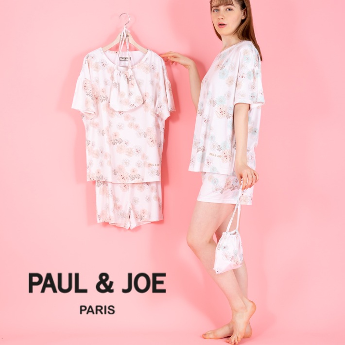 Paul Joe Paris Room Wear ポールアンドジョー ルームウェア クリザンテームプリント ショートスリーブ セットアップ レディース 春 夏 綿 半袖 ギフト ガールズ 上下セット かわいい 可愛い Cawaii 修学旅行 中学生 アイテムから探す パジャマ アムールパジャマ公式