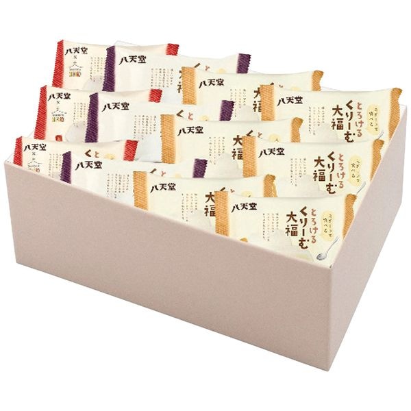 八天堂 とろけるくりーむ大福3種12個詰合せ