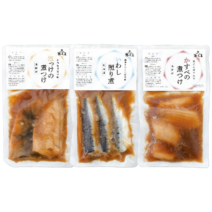 【送料込み】｢銀くま｣お手軽煮つけセット