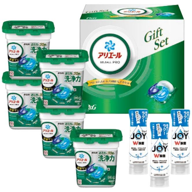 【送料込み】Ｐ＆Ｇ アリエールジェルボール部屋干しギフトセット PGJH-50E