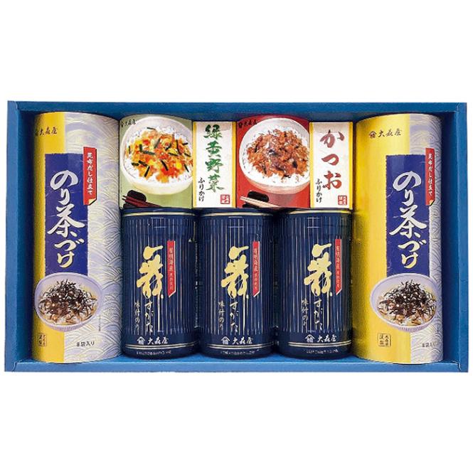 【送料込み】大森屋 卓上のり・お茶漬・ふりかけ詰合せ NTF-30G
