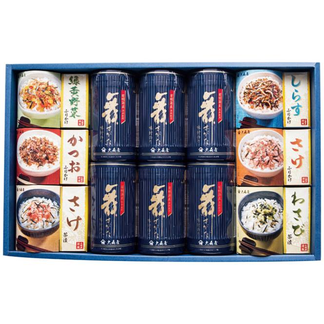 【送料込み】大森屋 卓上のり・お茶漬・ふりかけ詰合せ NTF-50G