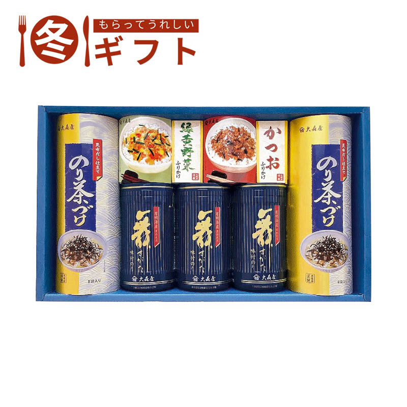 【送料込み】大森屋 卓上のり・お茶漬・ふりかけ詰合せ NTF-30G