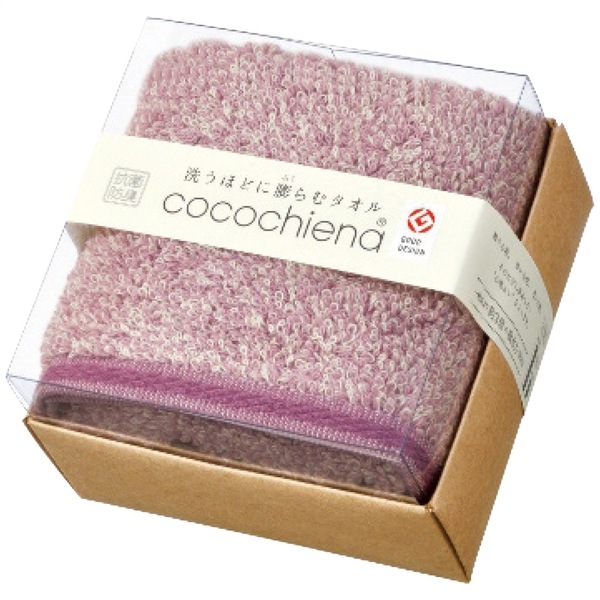 ココチエナ フェイスタオル ピンク