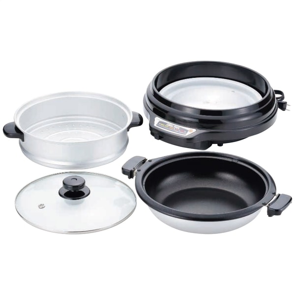 ホームスワン グリルパン27cm(蒸し鍋付)