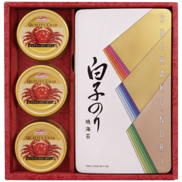 白子のり のり・かに缶詰合せ SN-300