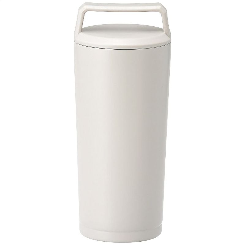 ハンドル付ステンレスタンブラー 360ml グレージュ