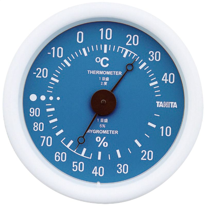 タニタ 温湿度計(ブルー)