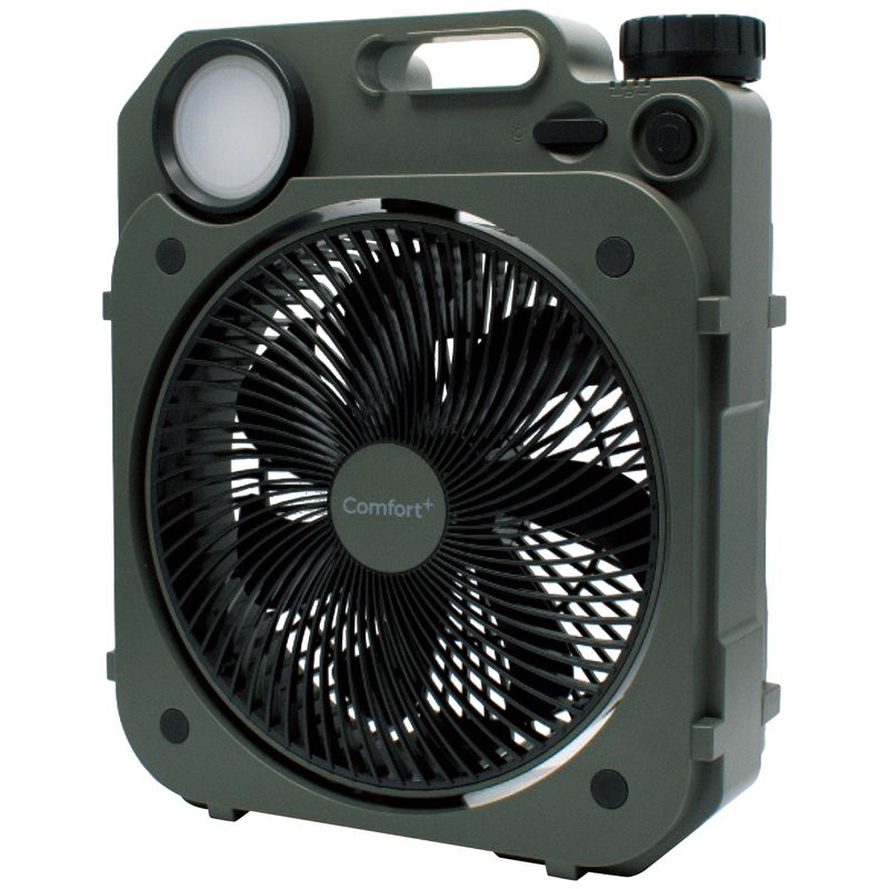 コンフォートプラス 充電式薄型送風扇(グリーン)