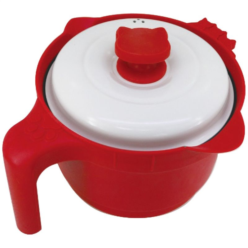 chef 電子レンジ調理器レンジでマルチポット(レッド)