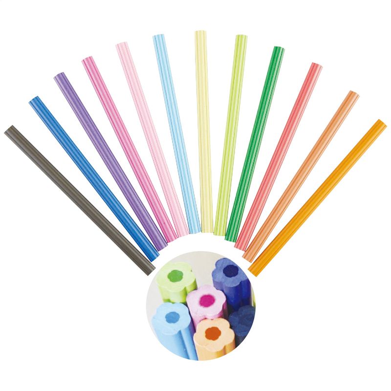 リサイクル色鉛筆12本セット