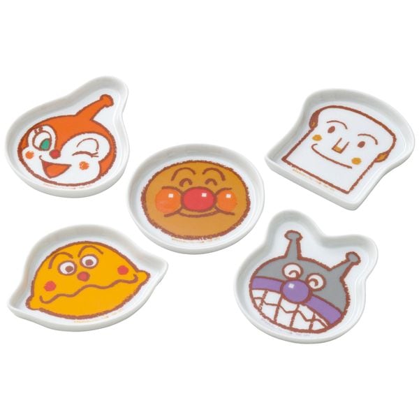 アンパンマン 顔型小皿セット