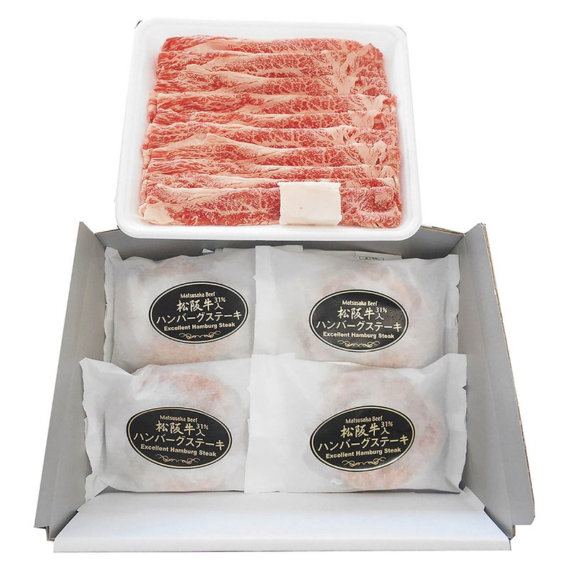 母の日 松阪牛すき焼き＆生ハンバーグセット