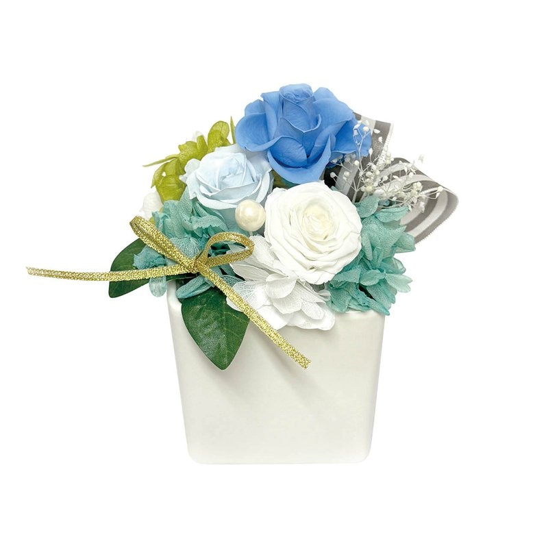 母の日 ギフトアレンジメント　エクラン　ブルー