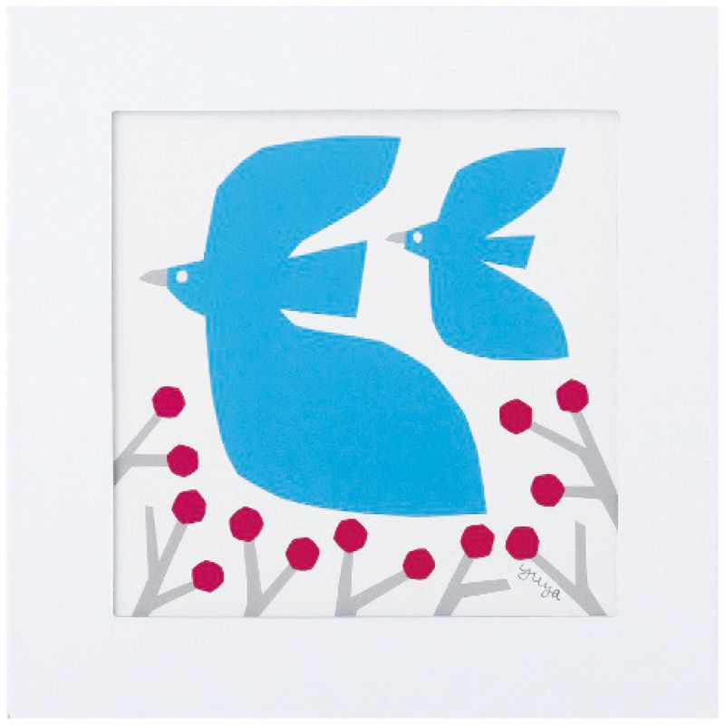 壁に飾る防災トイレ処理セット(5回分) アートトワレ 青い鳥