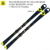 ۻͭ եå㡼2019 2020 FISCHER RC4 WOLRDCUP SC YELLOW BASE + RC4 Z13 FREEFLEX  졼