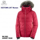  2019 2020 SALOMON ICETOWN JKT Women Rio Red Garnet Rose LC1209600   ǥ 㥱å 