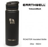  EARTHWELL ROASTER 20oz 󥵥졼ȥܥȥ 592ml Insulated Bottle VolcanicBlack ȥɥ ɥ ܥȥ  VJ20