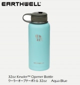  EARTHWELL 32oz Earthwell Vacuum Bottle Kewler Opener Cap  Aqua Blue ȥɥ ɥ ܥȥ  ܥȥ VB32