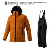 ǥ  ¨Ǽ 2022 DESCENTE DWUSJK57 S.I.O  SCHEMATECH HARD SHELL JACKET  DWUSJD57 S.I.O ACTIVE SHELL BIB PANTS 岼å