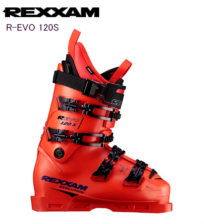 REXXAM R EVO スキー靴 オレンジ REXXAM R EVO スキー靴 オレンジ REXXAM レクザム スキーブーツ